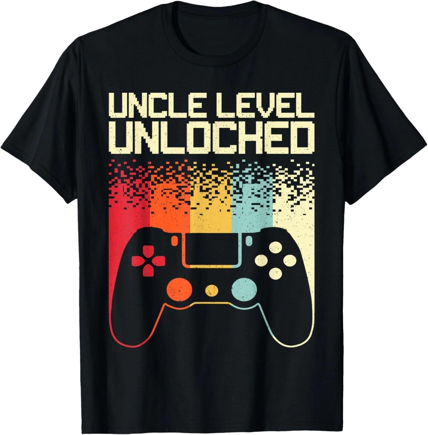 Uncle Art for Uncle Men from Nephew Niece First Time Uncle Gift Unisex T-Shirt 3XL