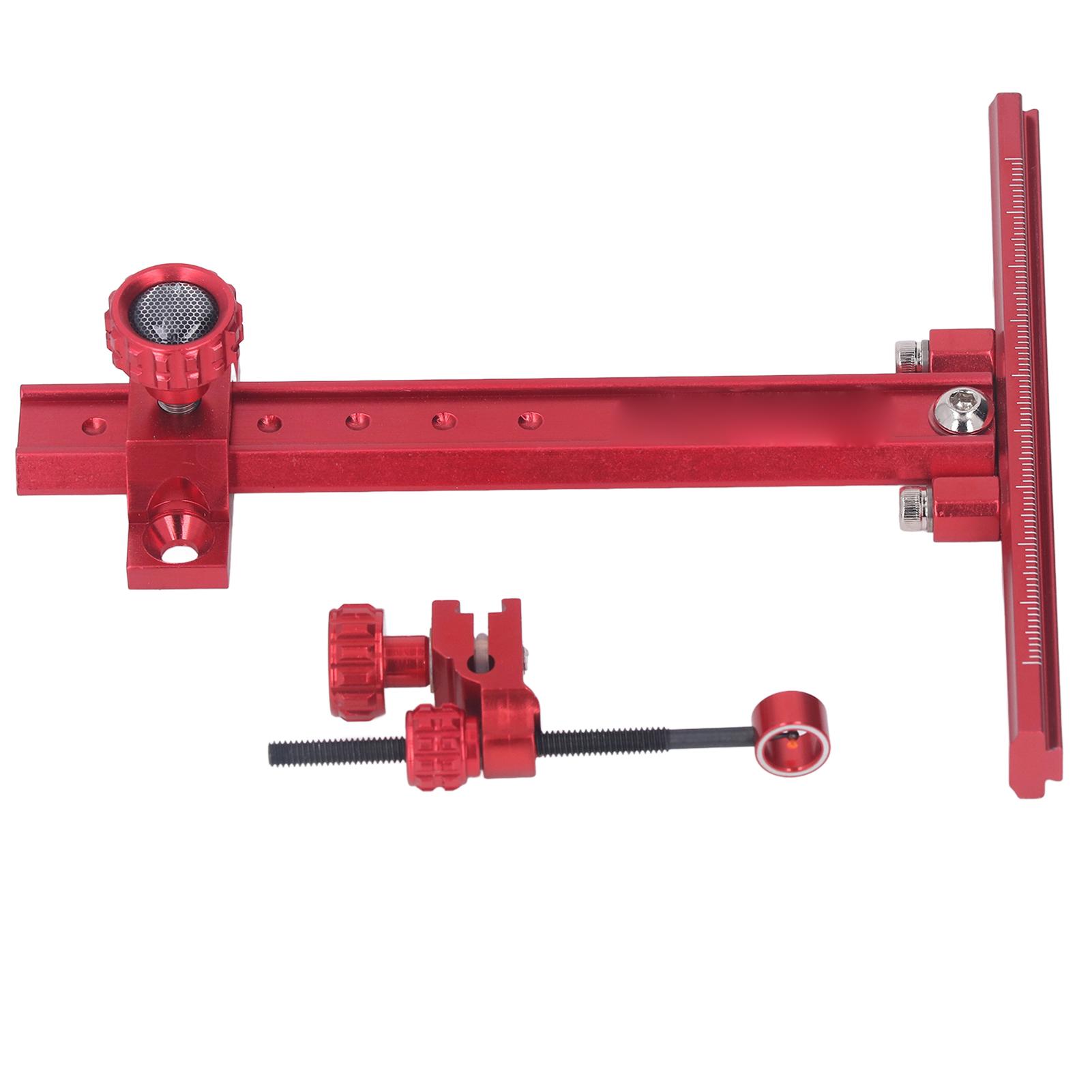 

Archery Recurve Bow Sight T Shape Adjustable Metal Shooting Target Sight Archery Competition червоний