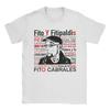 Unisex TShirt Fitos Fitipaldis Band Vintage Pure Cotton Tees Short Sleeve  T Shirts Crewneck Clothes Plus Size