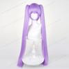 Manaka Laala Cosplay Perücke 95cm Lang Lila Damenperücken Anime Cosplay Perücke Halloween Hitzebeständig Voluminös Yaki Synthetikhaar