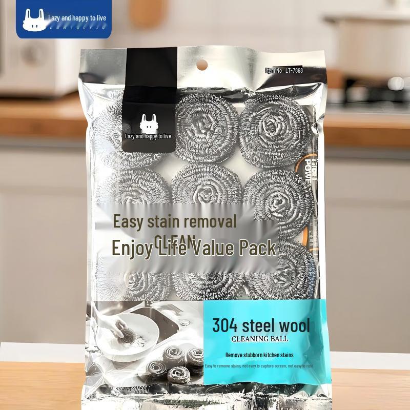 Lan Tu Le Ju Disposable Kitchen Steel Wool Scourers