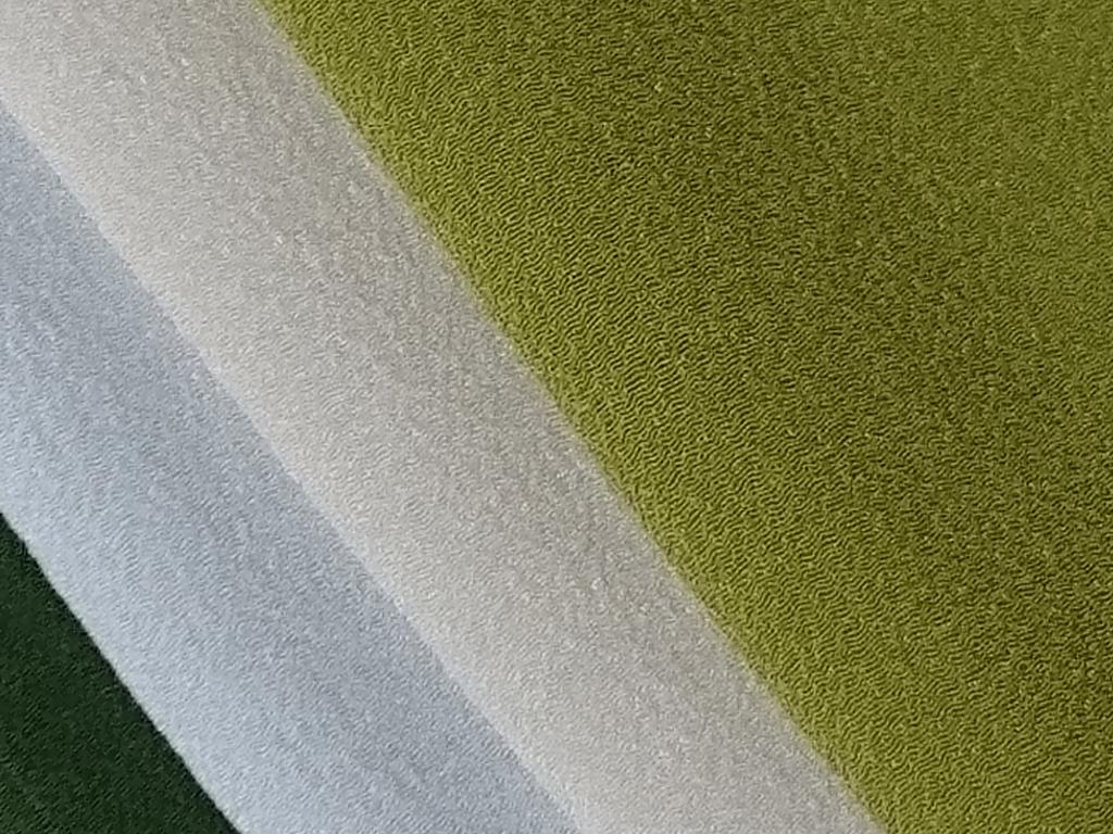 Zestaw 10 ciętych tkanin chirimen do Tsumami Zaiku Wzór w kratkę i gładki (Kolor Gradowany)