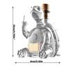 3D Unique Wine Decanter Middle Finger Turtle Whiskey Decanter Turtle Whiskey Wine Glass Bottle For Bar Office Home Decor