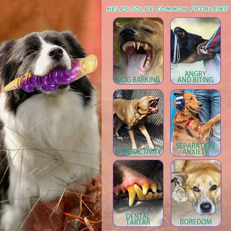 Durable Nylon Animal Shape Chew Toy for Medium Large Dogs Aggressive Chewers Exercise and Teething Play