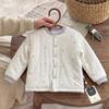 Machine washable handmade cotton-padded jacket, children's cotton-padded jacket, student school uniform with thickened warm boys cotton-padded jacket