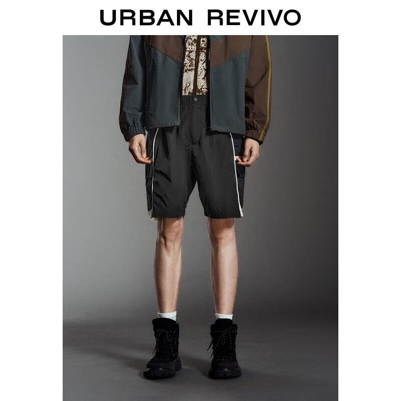 UR Men s 2025 Spring Color-Block Patch Pocket Shorts 32