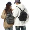 Schoolbag Female Japanese Ins Student Niche Harajuku Backpack Denim Canvas Leisure Travel Backpack Male