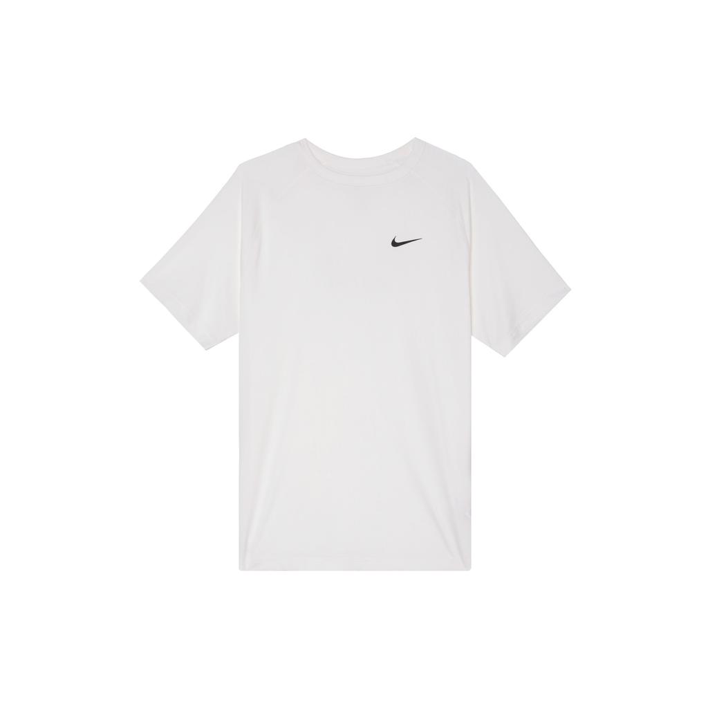 Nike Maglietta a Maniche Corte da Allenamento Dri-FIT Ready Solida ad Asciugatura Rapida Confortevole Uomo Top Bianco DV9816-100