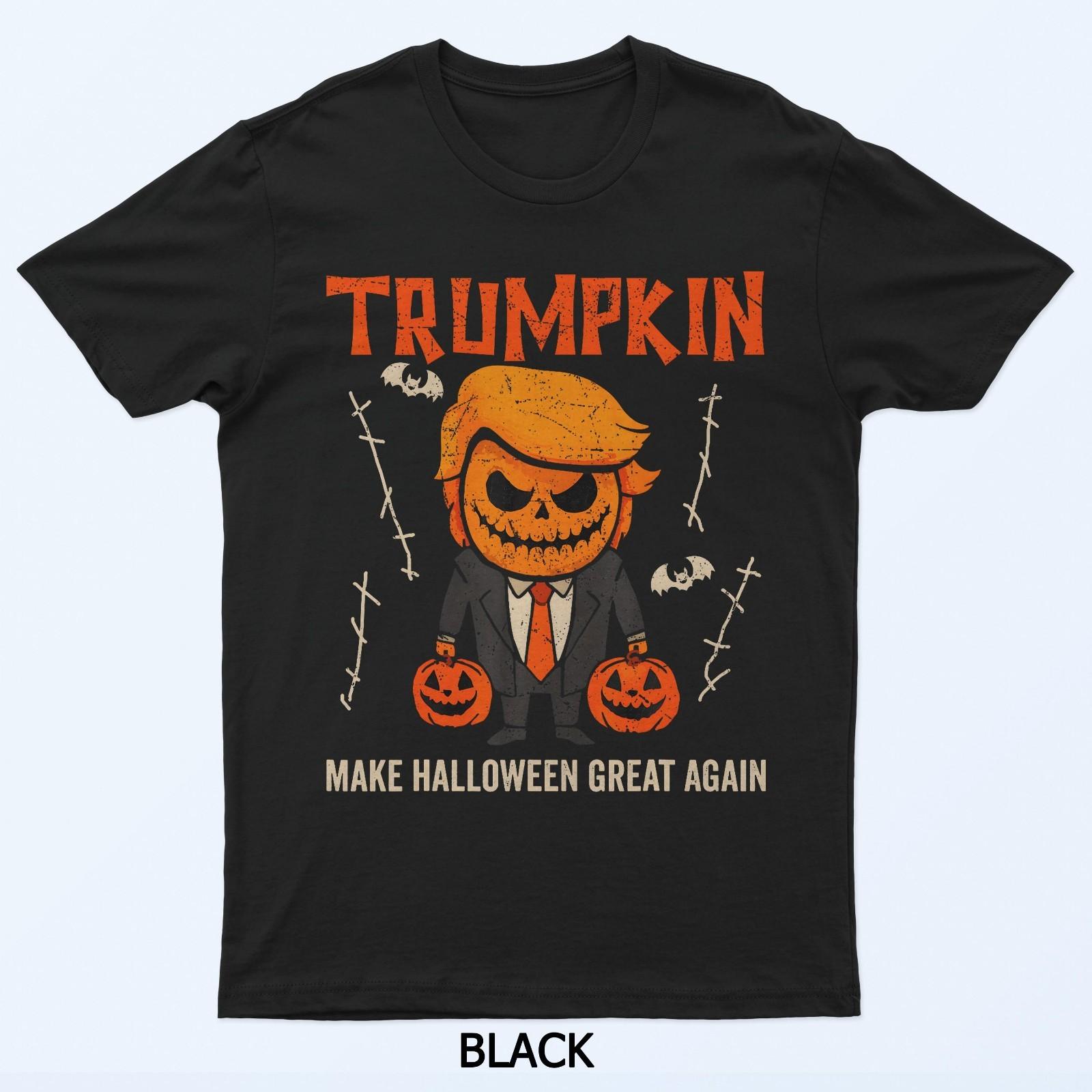 Trumpkin Make Halloween Great Again Funny Men Women T-Shirt S