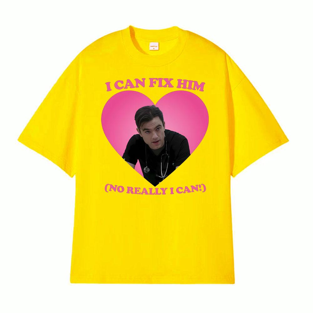 I Can Fix Him Patrick Ball As Dr Frank Langdon Tshirt Men Women Classic T Shirts 100 Cotton Oversized Cozy T Shirt Streetwear