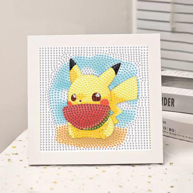 High-End Diamond Painting Diy Van Gogh Starry Sky Cat Creative Handmade Toy Table Decoration Diamond Painting With Frame