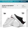 5001 Herren Höhe-Steigernde Low-Top Plateau-Sneaker, Obermaterial aus Rindsleder, Dicke Sohle, Lässige Weiße Sportschuhe, Trendiger Frühjahrsstil.
