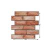 3D Imitation Brick Wall Stickers 30Cmx30Cm Diy Removeable Self-Adhesive Waterproof Wallpaper Living Room Kitchen Art Decoration
