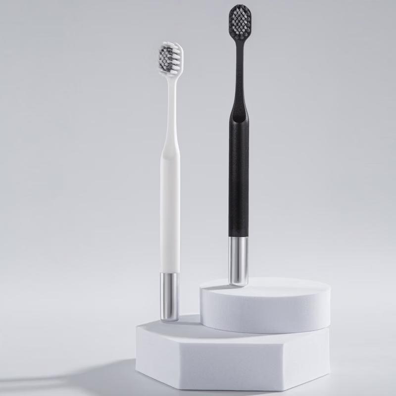 NuFeng Wide-Head Silver-Plated Spiral Bristle Soft Toothbrush