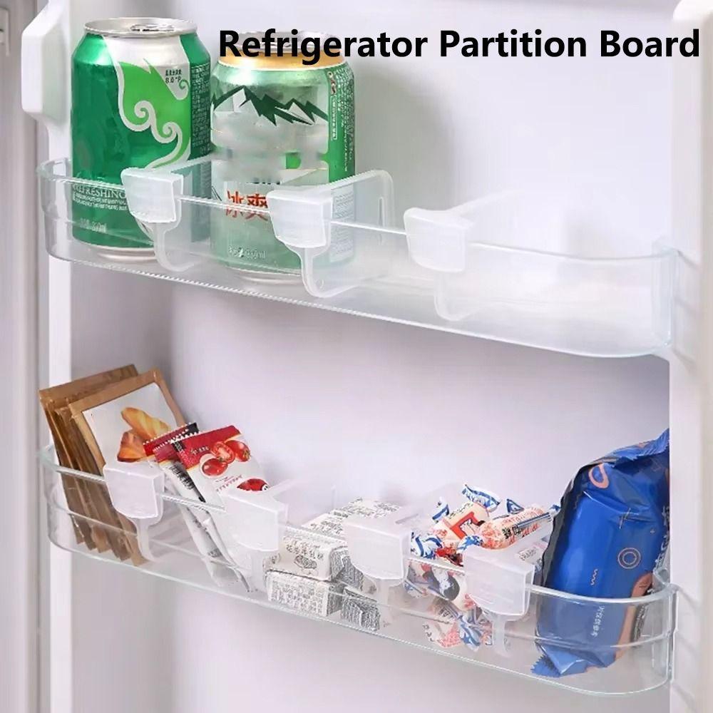 

10Pcs Separating Storage Divider Multifunctional Divider Clip New Refrigerator Partition Board