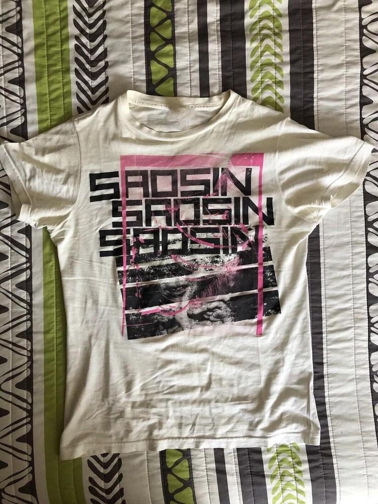 Saosin Band T-shirt Unisex Cotton All Size Reprint Unisex T-Shirt XXXXL