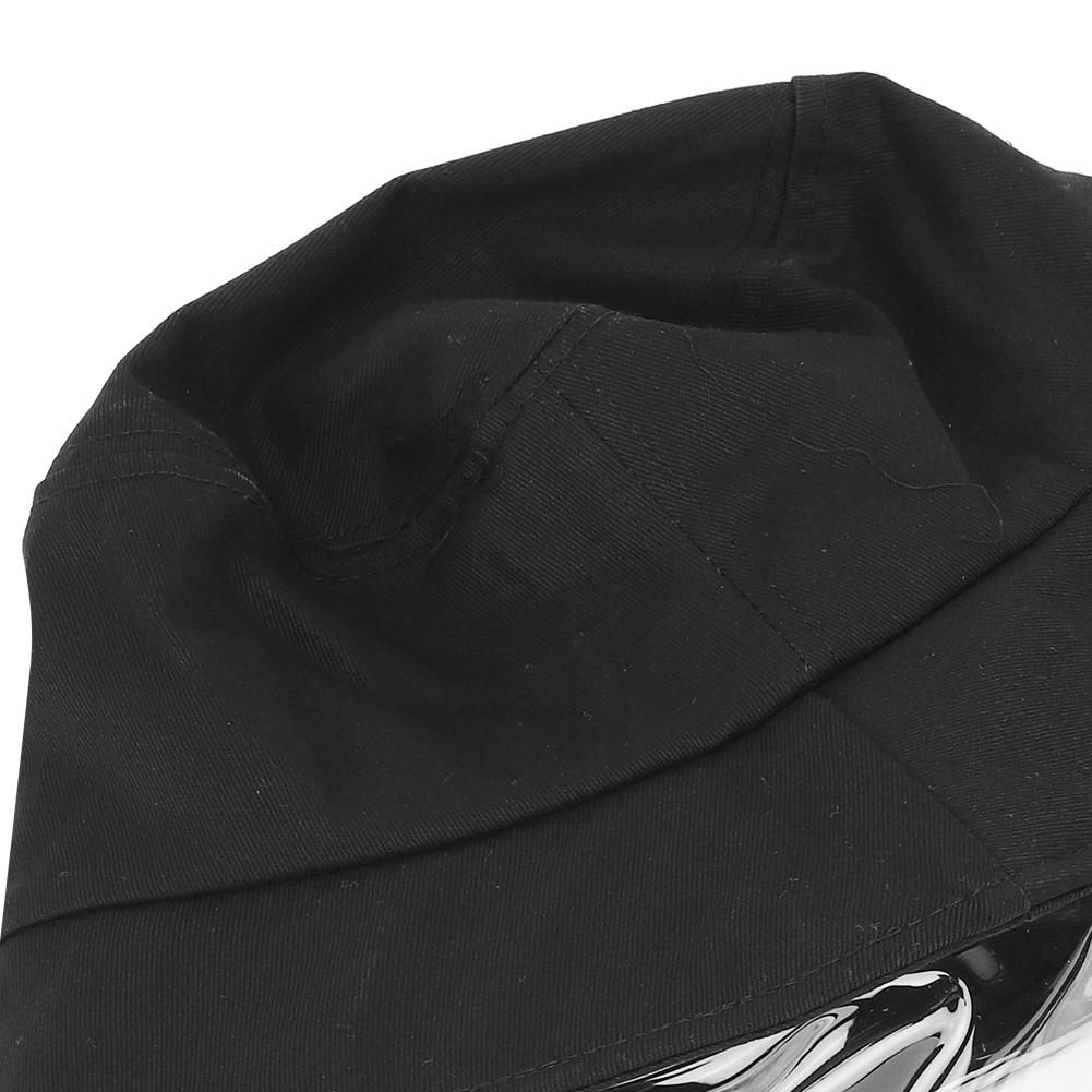 Baumwoll Outdoor Modischer Anti-Speichel-Hut mit durchsichtigem PVC-Gesichtsschutz zum Wandern Camping