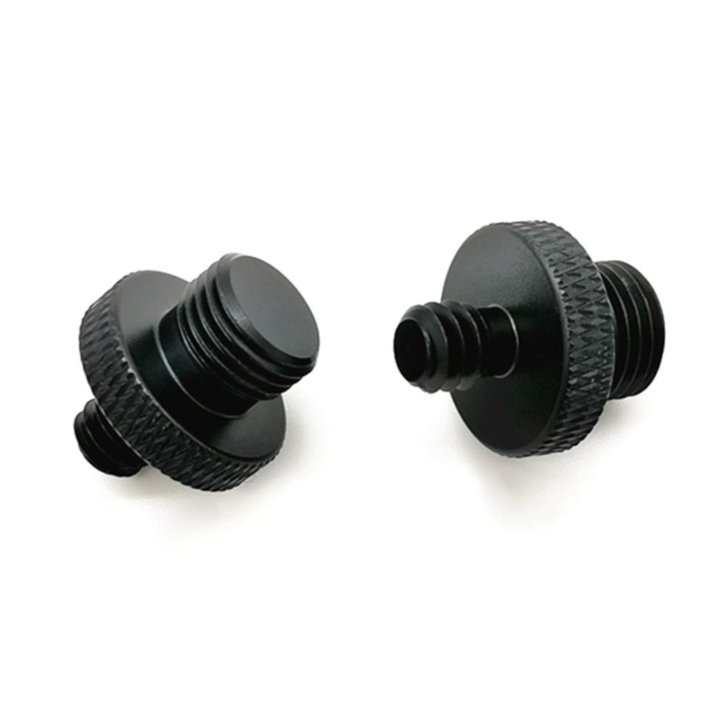 2 st Standardskruvar 1/4"-20 Hane till M4 M5 M6 M8 M10 Hangängad Stativskruvadapter Kamerafäste Konverteringsskruv