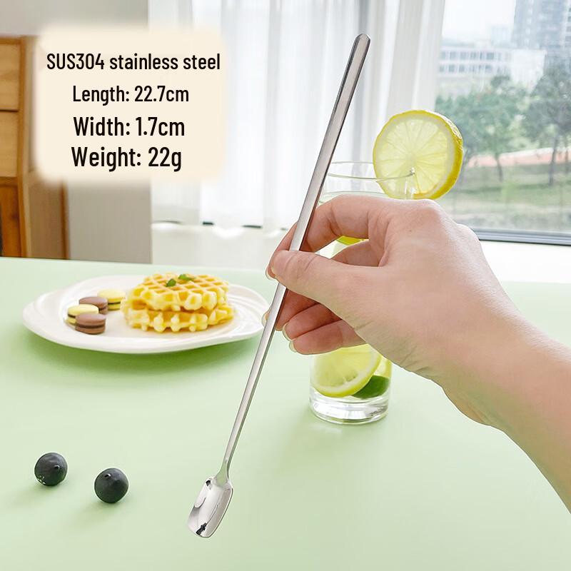 Dierian Stainless Steel Long Handle Stirring Spoons