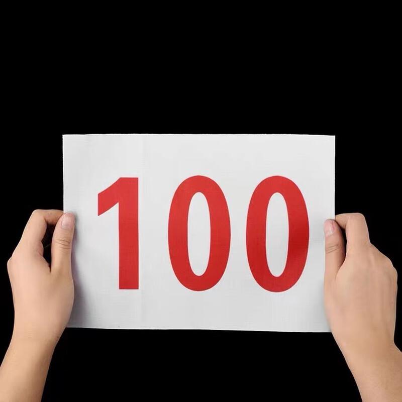 Sports Event Number Bibs for Athletes