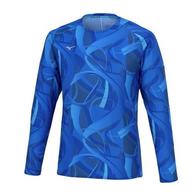 Dry Aeroflow Training Long MUGEN GRAPHIC Highly Directoire 32MAB554 Men's T-Shirt, Sleeve, Player-Specific Design, Quick-Drying, Breathable,