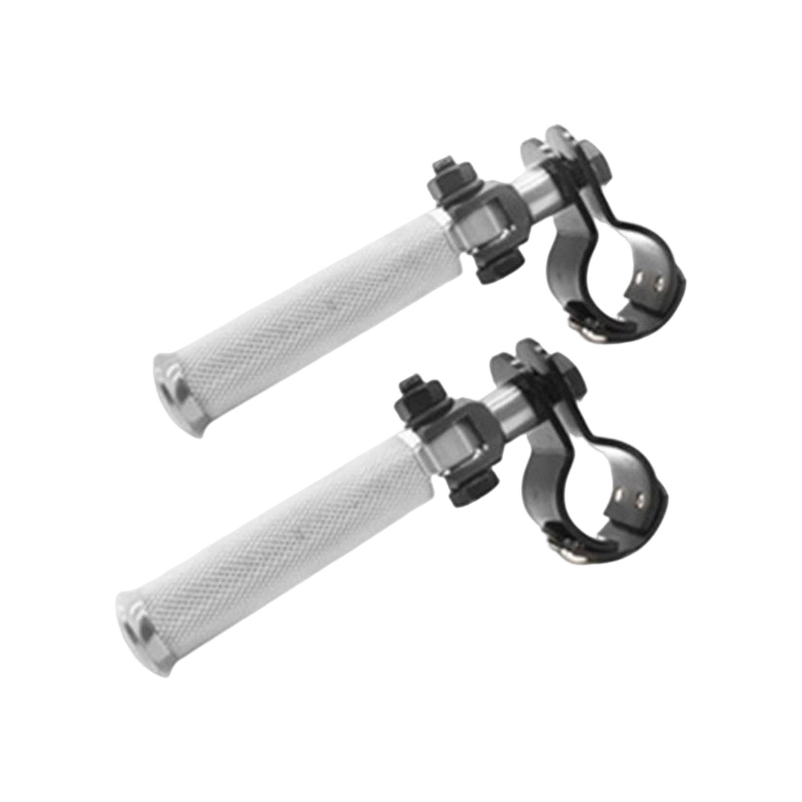 

Universal Motorcycle Folding Rear Seat Footrest Pedals Accessory Alloy Electric Scooter Bike Modified Flat Footpegs for Niu серебряный