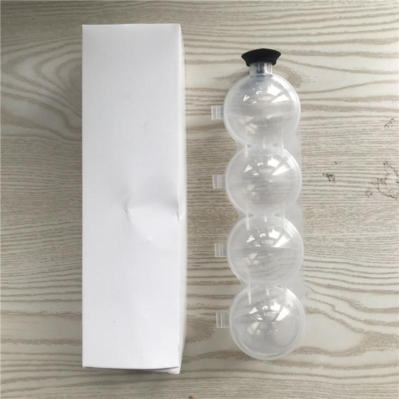 

Круглая форма для льда с 4 полостями, форма для мороженого своими руками, пластиковая форма для кубиков льда для виски, барные принадлежности, ведро для инструментов с крышкой