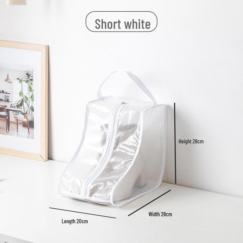 Transparent Moisture-Proof Shoe Dust Cover for Long and Short Boots
