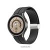 Original Silicone Band for Samsung Watch 4/5 Pro 40mm 44mm 45mm Strap Magnetic Folding Buckle for Galaxy Watch 4 Classic 42 46mm Accessories