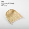 Handmade Bamboo Woven Products Bamboo Screen Bamboo Basket Storage Basket Fruit Dish Dim Sum Tray Farm Woven Round Dustpan
