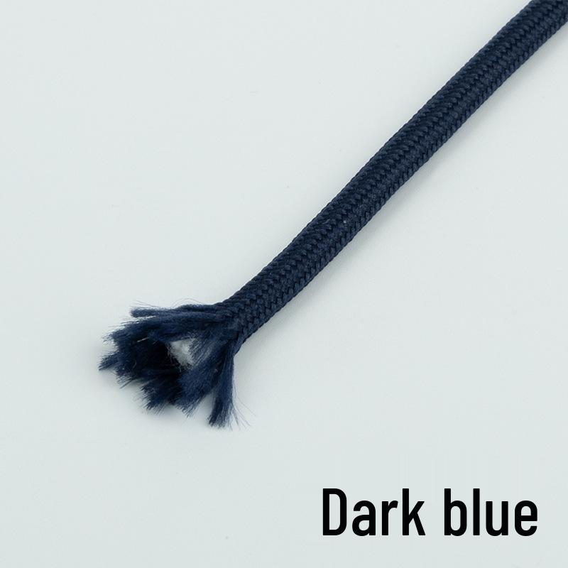 5mm Thick Colored Round Polyester Core Rope - Wear-Resistant for Binding, DIY Weaving, Clothing Waistbands, Hats, or Pants.