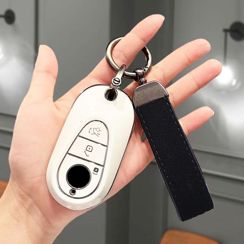 Auto Car Key Case Keyless Protector Tpu Shell Fob Protector For Mercedes Benz C300 S400 S450 S500 C S Class W206 W223 S350 C260