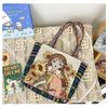 Handbag women's new retro embroidery large-capacity cloth bag Chaoqin shoulder crossbody