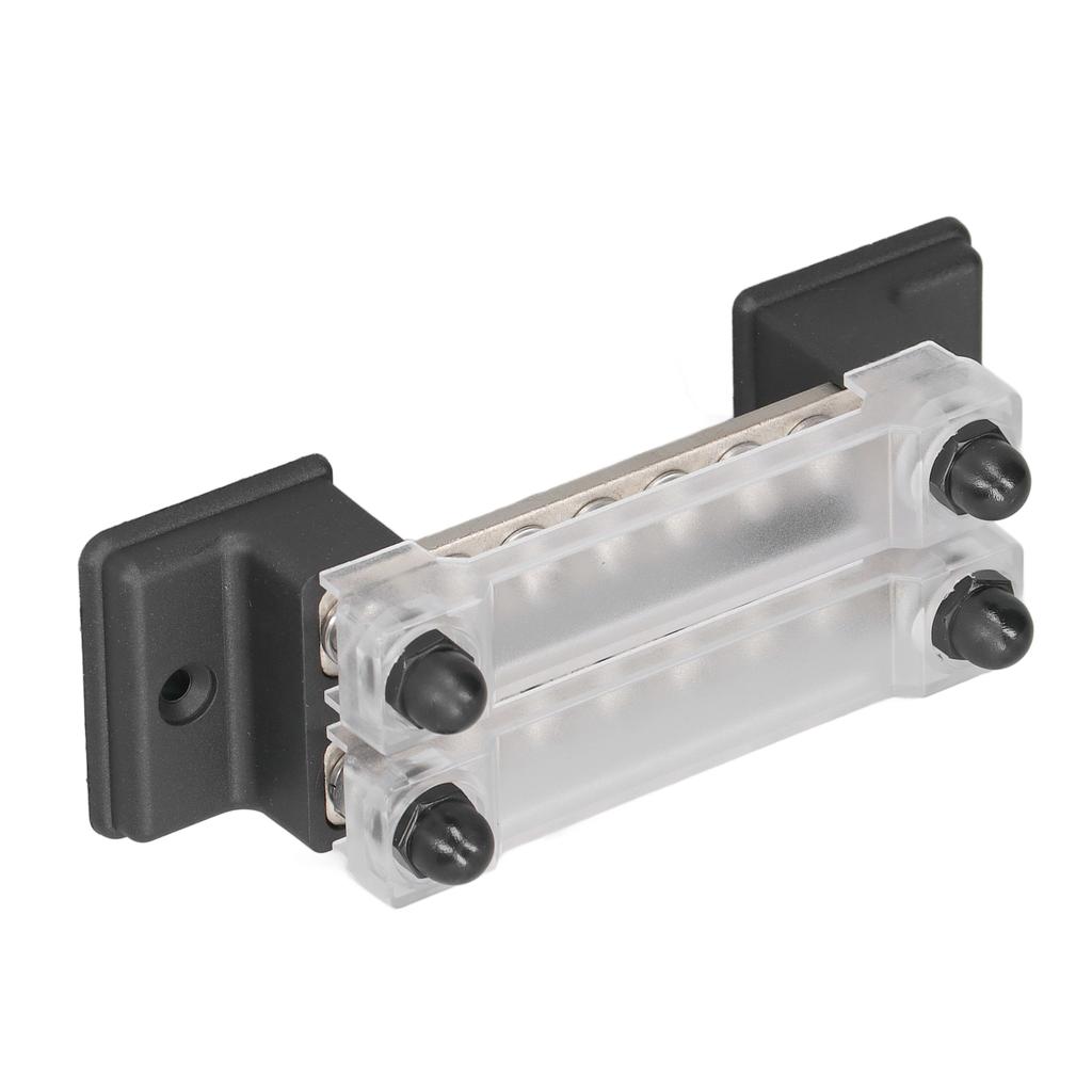 12 Post Power Distribution Block 48V 150A Dual Row Terminals Bus Bar with M4 Bolts M6 Stud
