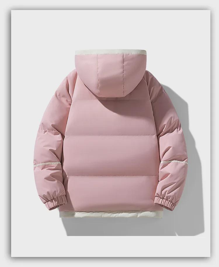 Men's Trendy Hooded Puffer Jacket - Winter Warmth & Loose Fit