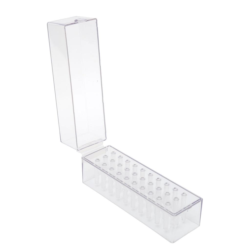 Suport pentru burghie pentru unghii Suport profesional cu 30 de găuri pentru burghie pentru unghii, cutie de afisaj organizator