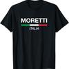 Moretti Italian Family Name Italy Flag T Shirt