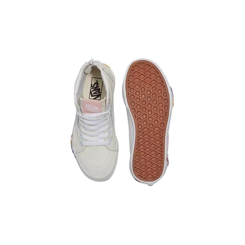 Vans Sk8-Hi Low Top Kids Skate Shoes White Kids Sneakers VN000CTFC9F