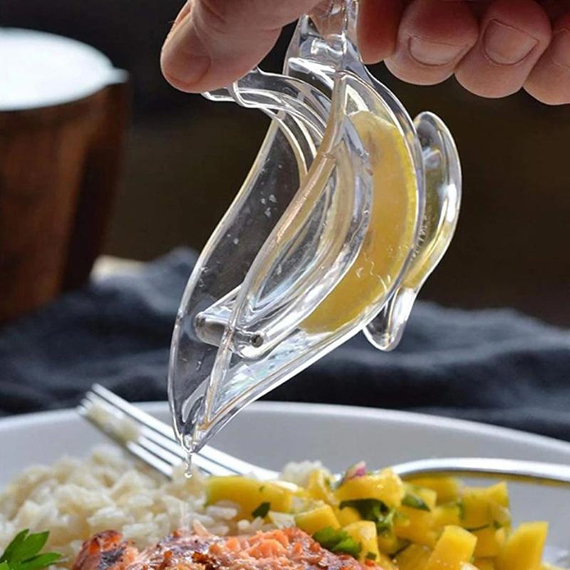 Pp Ruční odšťavňovač na plátky citronu Průhledný odšťavňovač na ovoce Klip na odšťavňovač citronu