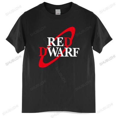 Men O-neck Tshirt Fashion Brand T-shirt Black New Red Dwarf UK Sitcom Black T-Shirt  Cool Casual Pride T Shirt Euro Size