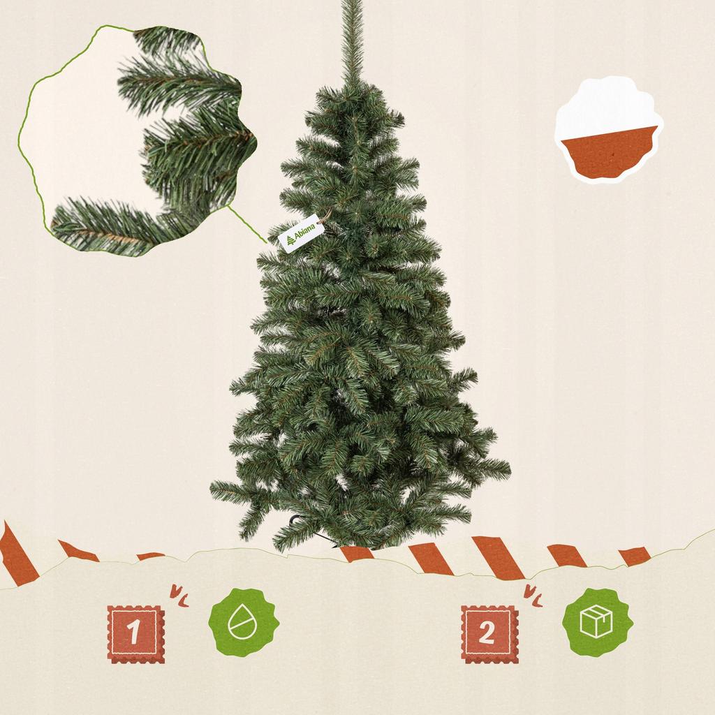 Artificial Christmas Tree Like A Life Caucasian Fir 180 Dense Polish Production