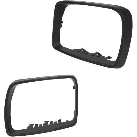 2PCS Car Rearview Mirror Frame Left Right Fit for X5 E53 2000 to 2007, OE: Left: 51168254903 Right: 51168254904, car cover