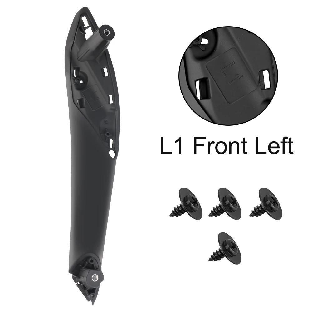 Door Panel Pull Trim Cover For BMW F30 F80 F31 F32 F34 F35 Car Inner Handle Black Front Rear Left/Right Interior Door Handles