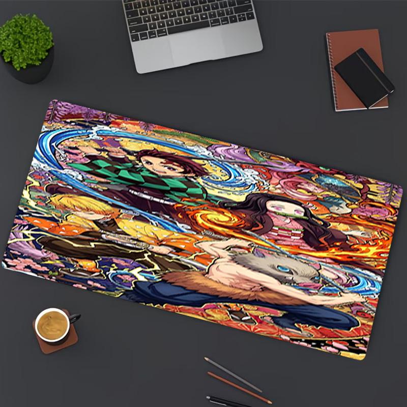 Demon Slayer Print Mouse Pad, for Keyboard Pad Laptop PC Mat for Office Home Use, Desk Decor, Perfect Birthday Gift for Gamers