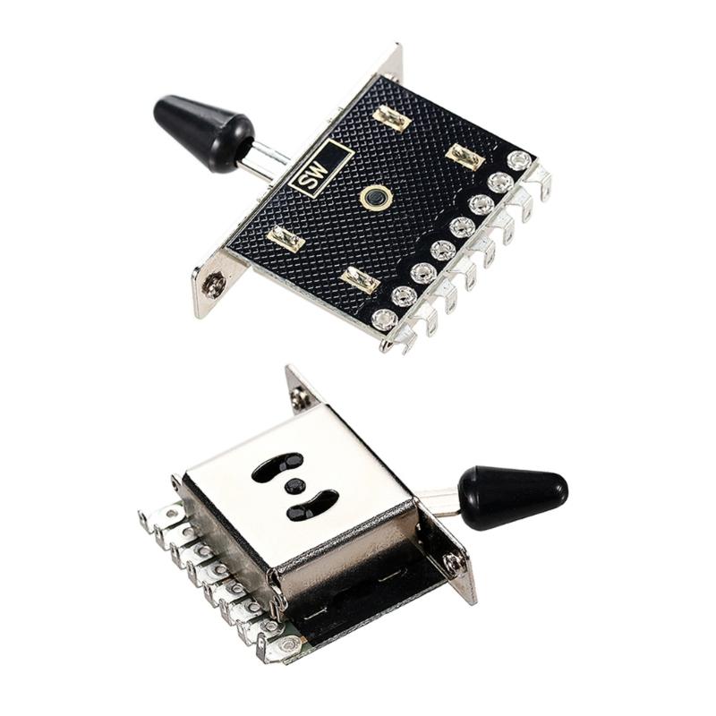 Electric Guitars 3 Way Pickups Selector Switches Shifter Conversion Guitar Pickups Lever Switches Set with Tip Knob
