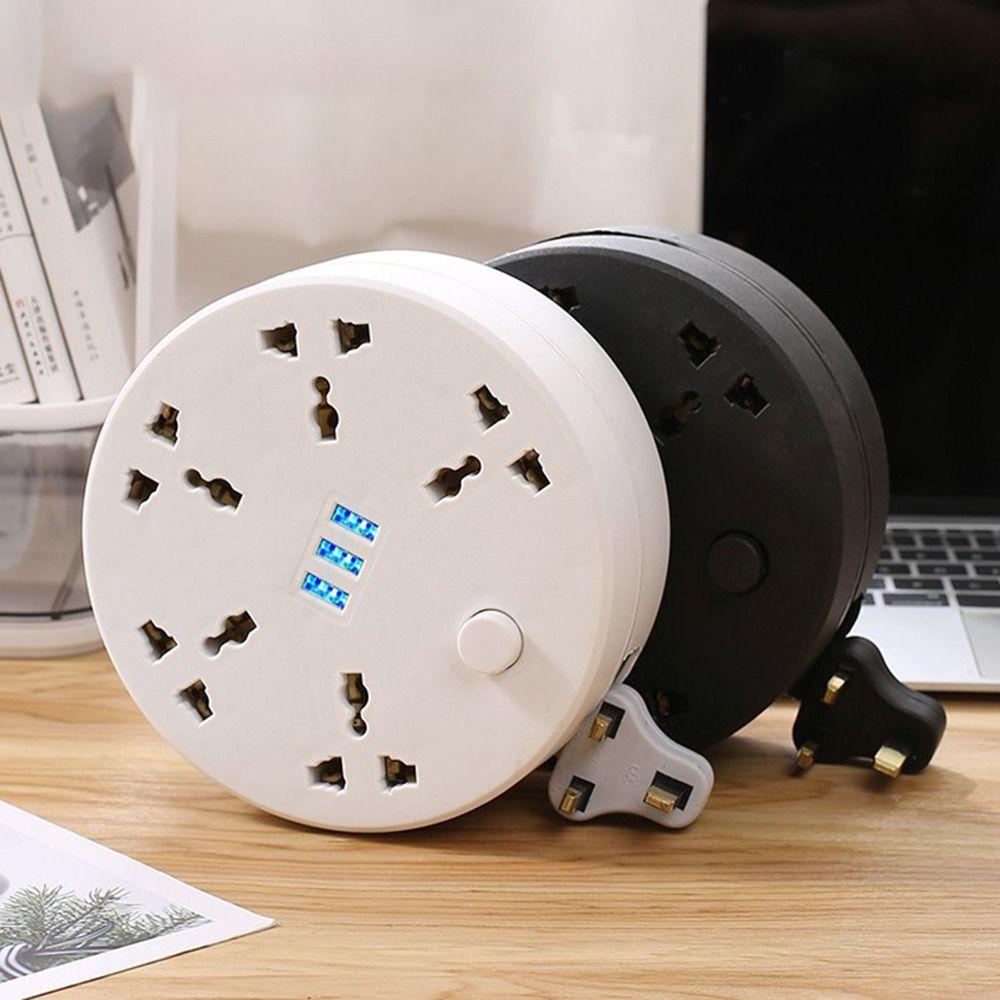 

Flexibility Power Extension Board Universal Extension Cord Socket Home White US