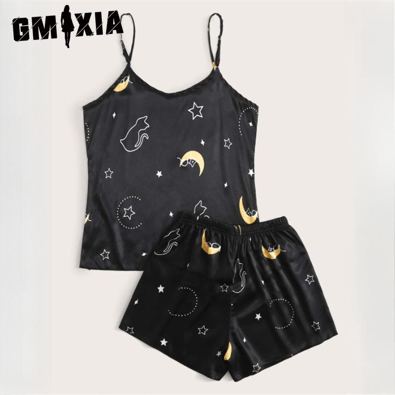 GMXIA Women's Loungewear Camisole Pajama Set