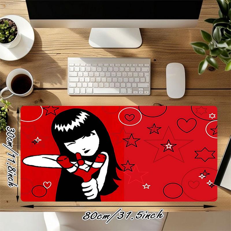 1PC Girl Hearts Large Durable Mouse Pad Suitable for Office Desks, Gaming Desktops.Non-Slip Back P78