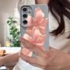 Pink Hibiscus Flower Pattern Case For Samsung Galaxy S26 S25 S24 Ultra S23 S22 S21 FE A54 A15 A35 A55 A16 A26 A36 A56 A17 A37 A57 5G Funda