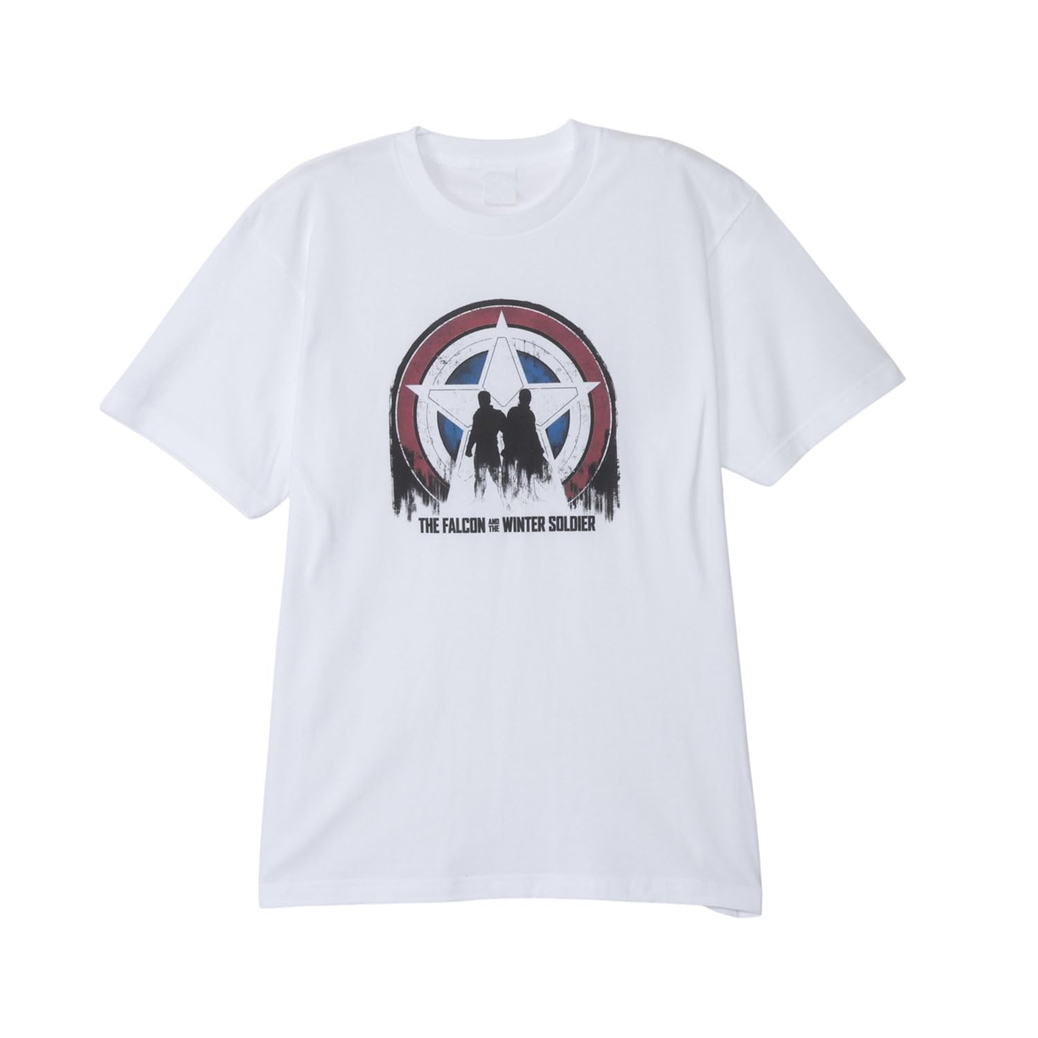 

Small Planet Marvel 50 Design T-Shirt 50/Falcon & Winter Soldier, Large, White